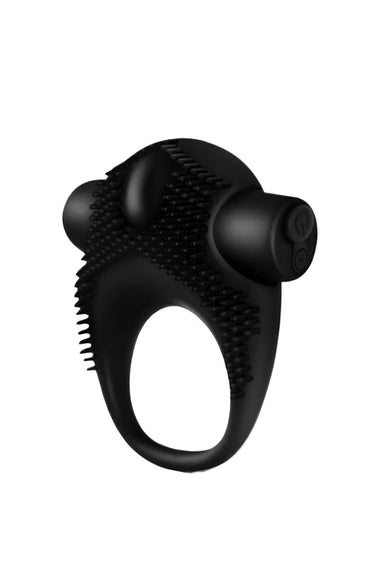 Couples Rechargeable Cock Ring with Removable Rechargeable Bullet - Intensify Pleasure